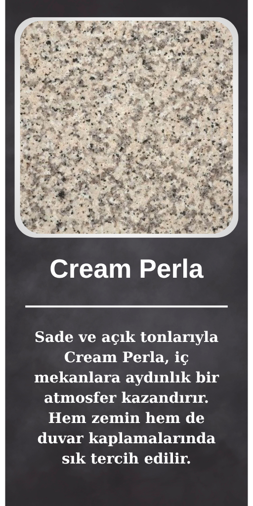 Cream Perla